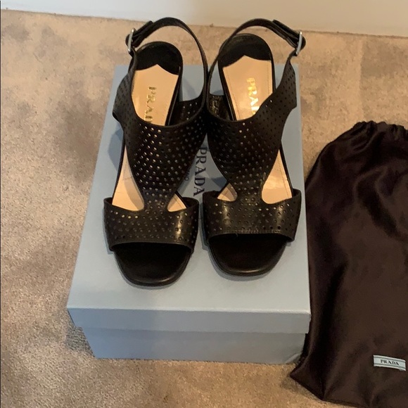 Prada Black Sandals - Picture 2 of 7